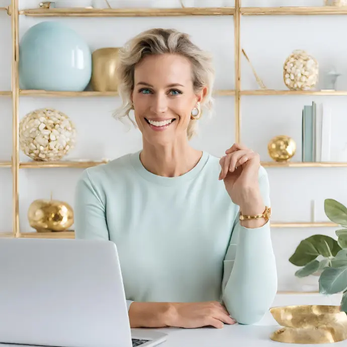 Mujer disfrutando su rutina diaria con ligereza y energía renovada tras el proceso Awenka.